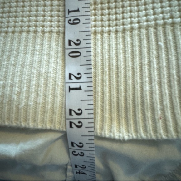 Columbia Women’s Fair Isle Knit Turtleneck Sweater – Cream & Black – Size M - Picture 5 of 5